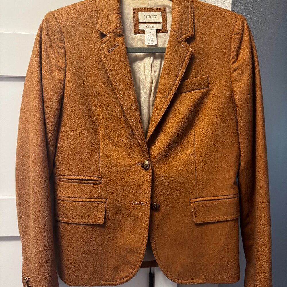 J.Crew Womens Wool School Boy Blazer Size 4